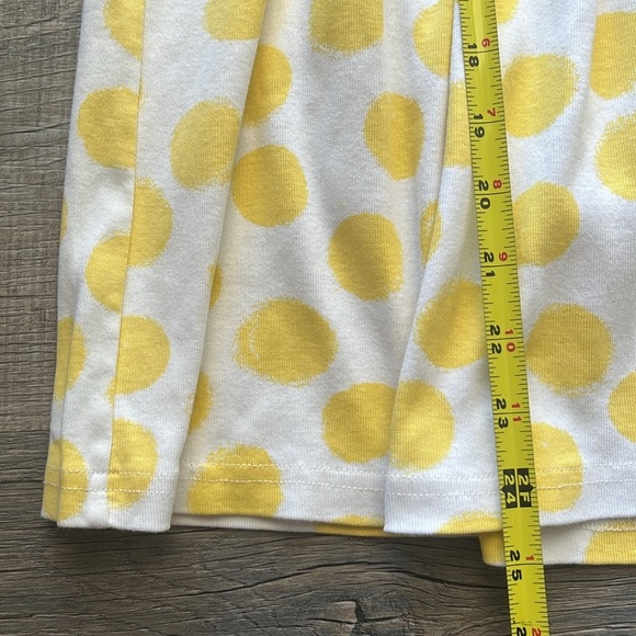 Hanna Andersson Yellow Polka Dot Dress, 100% Cotton, Girls Sz 5T - Picture 10 of 12
